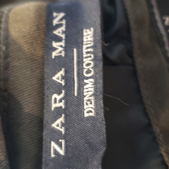 RARE  Zara Mens Camo Biker Couture Jacket Sz M - Picture 7 of 9